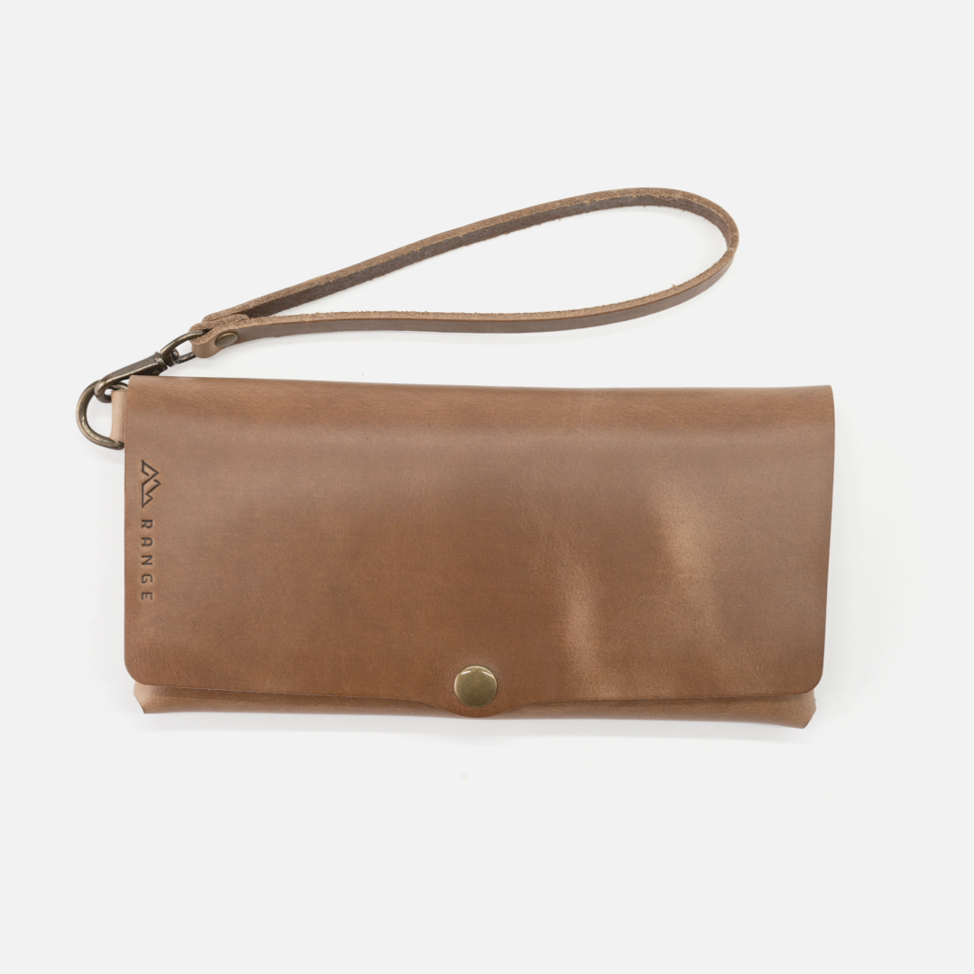 Helena Clutch – Handcrafted Full-Grain Horween Leather Wallet