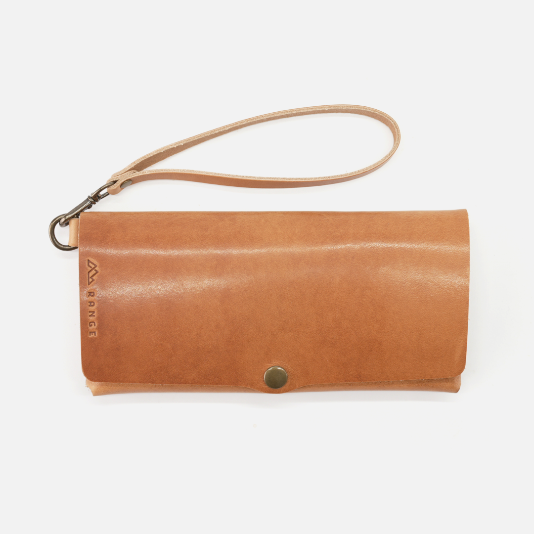 Helena Clutch – Handcrafted Full-Grain Horween Leather Wallet