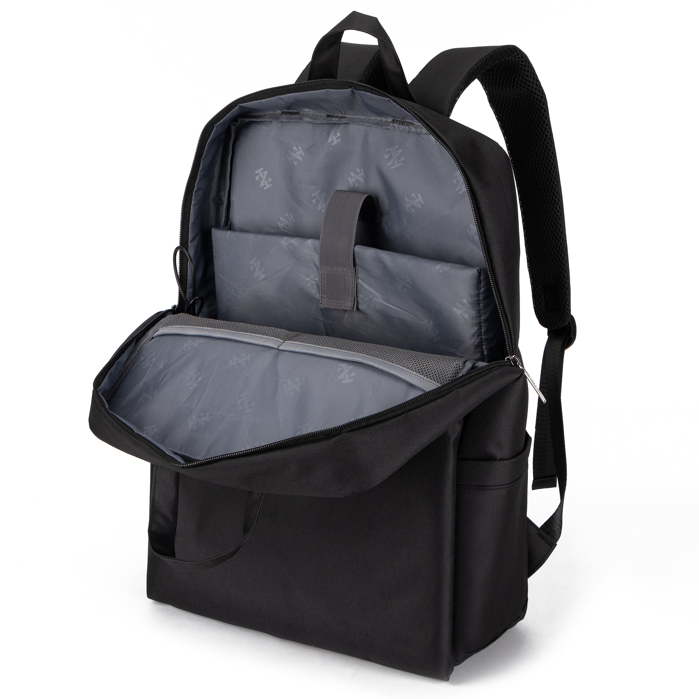 Wisdom Business Travel Slim Durable Laptop Backpack USB Charging Port