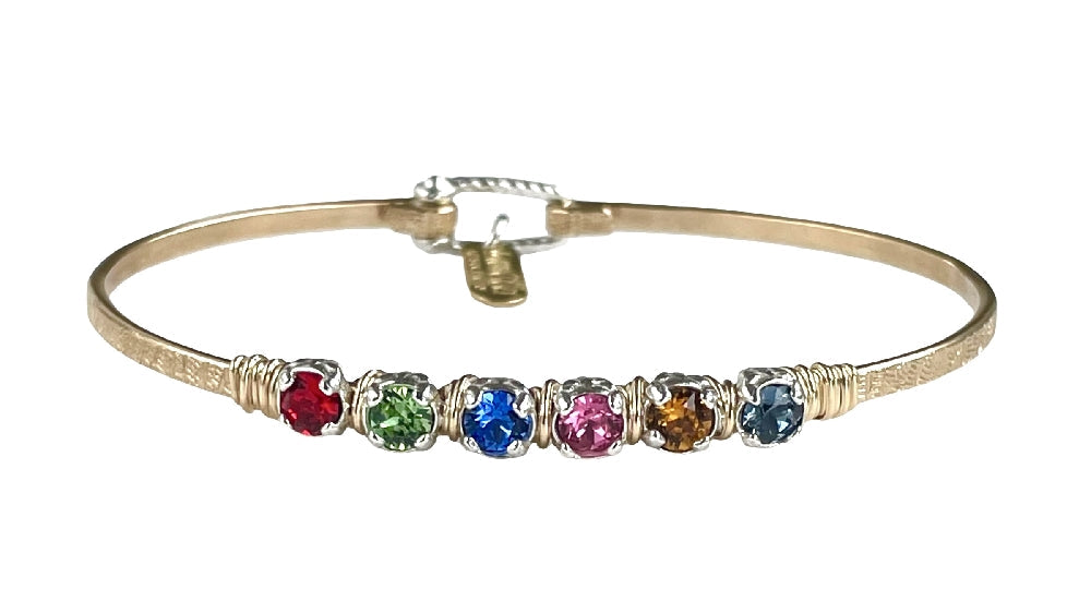 Custom Mothers Birthstone Bracelet Mid-Sized