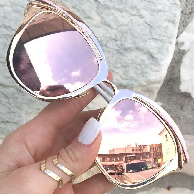 Candy Polarized Sunglasses - Rose Gold