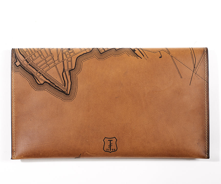 Portland, Maine Map Clutch