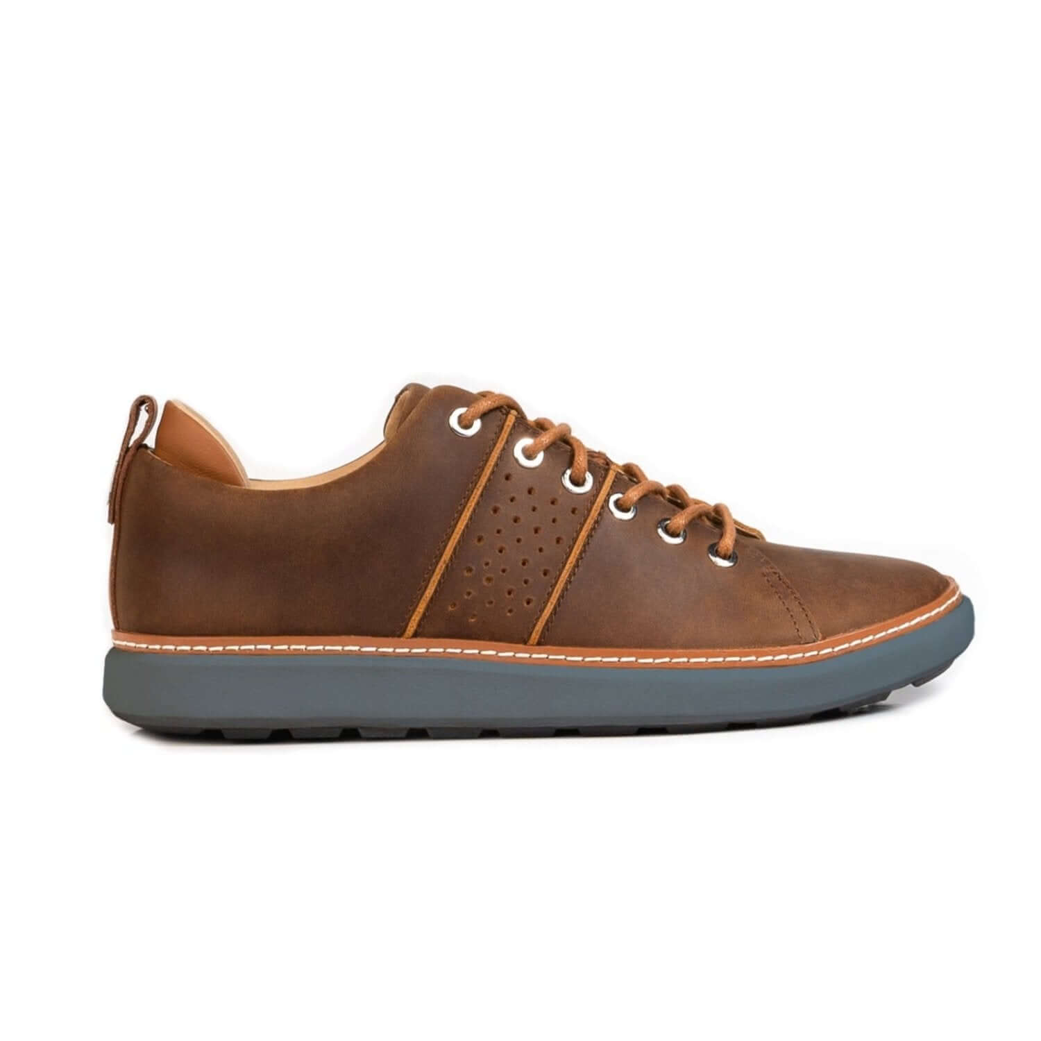 Classic Walker Grounding Shoes • Brown and Grey Leather