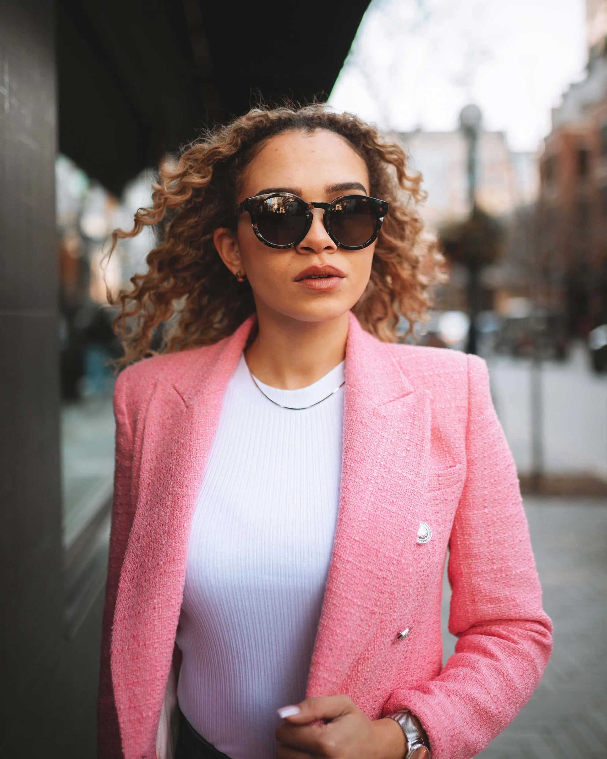 The Quinn Sunglasses - Brown Pearl