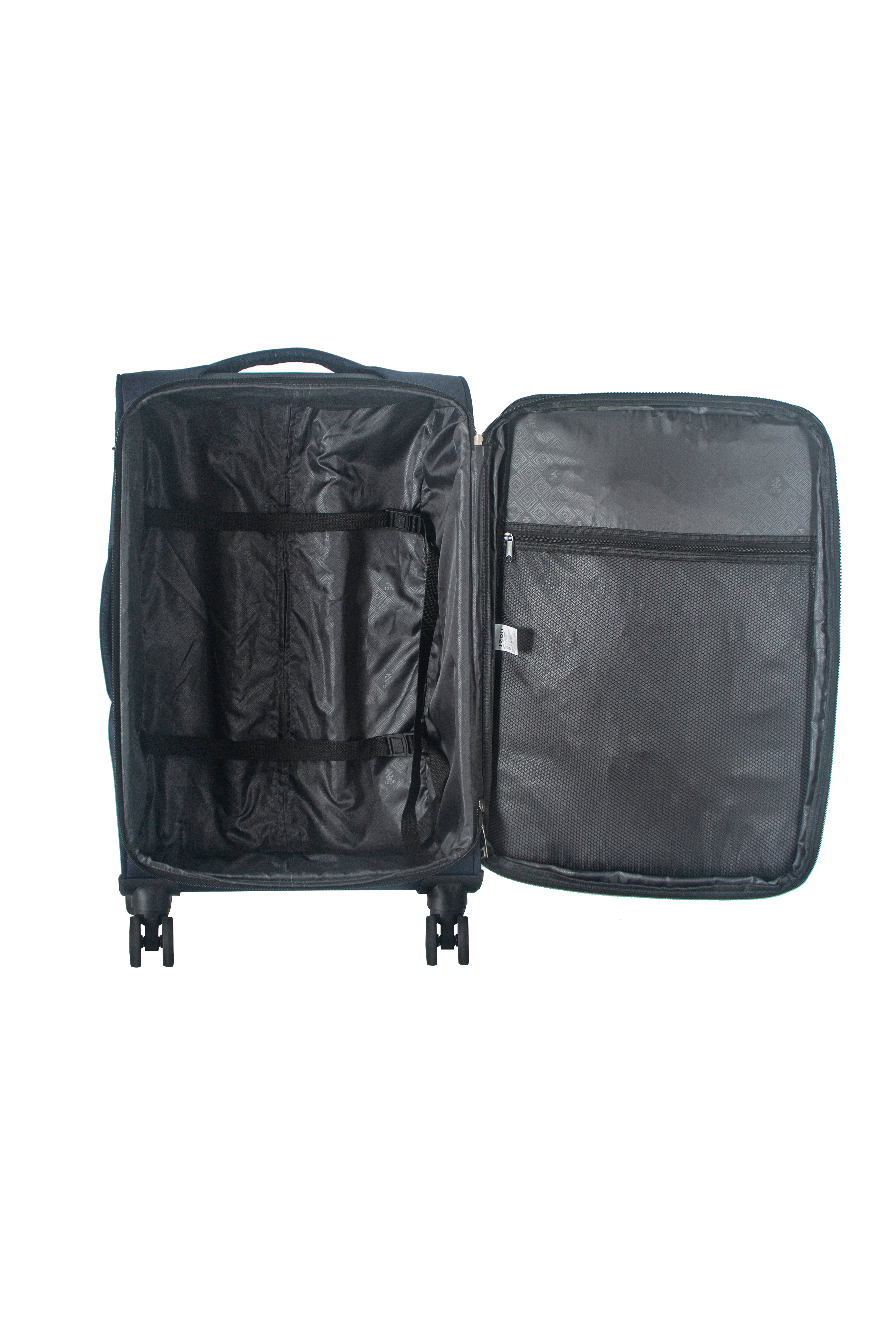 River Soft Shell Expandable 3 Piece Spinner Luggage Set