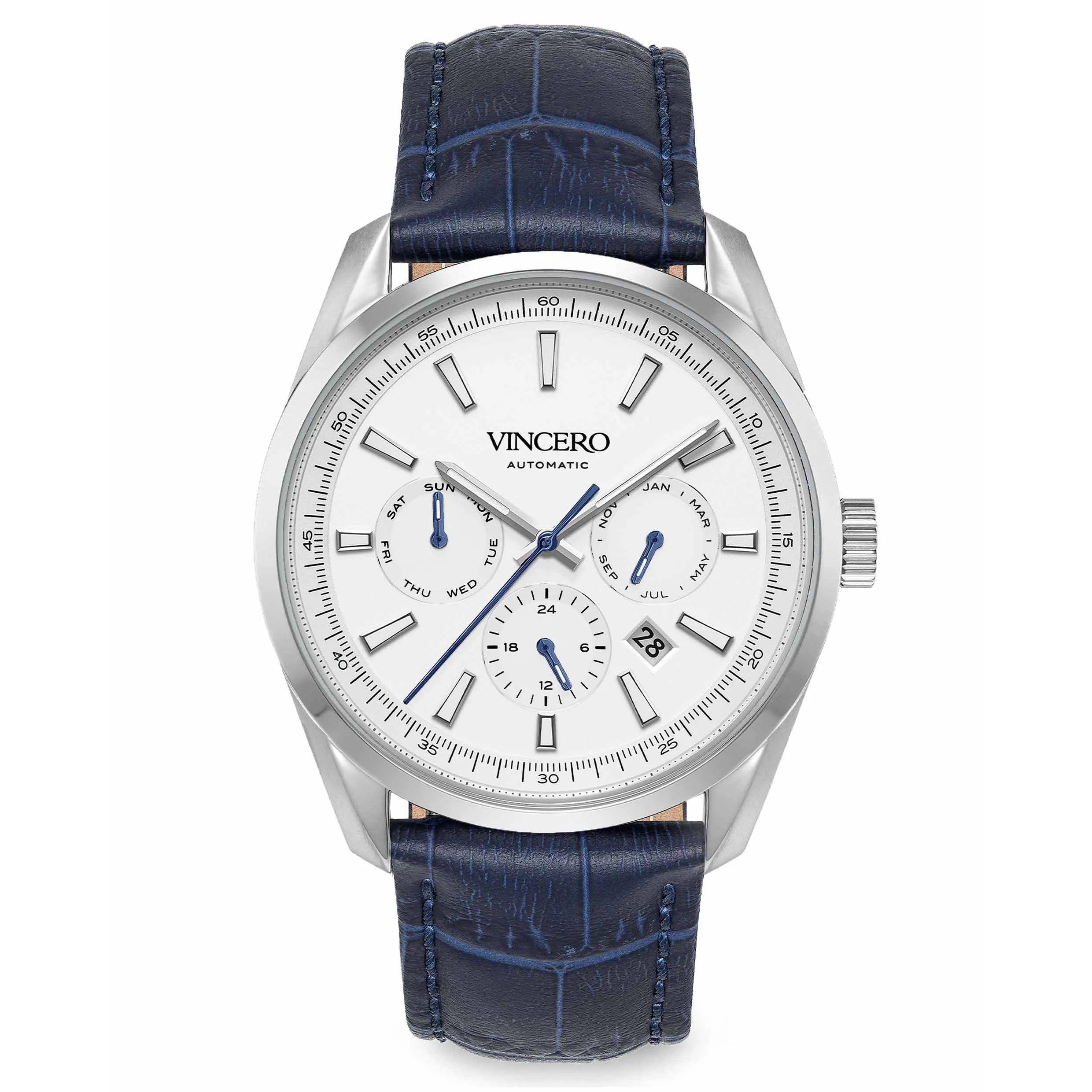 The Reserve Automatic Men's Watches - Blue/Silver