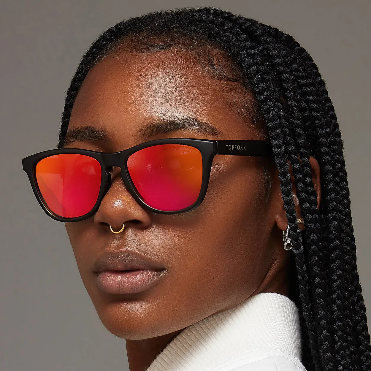 Rise Up Sunglasses - Revo® Mirrored Red