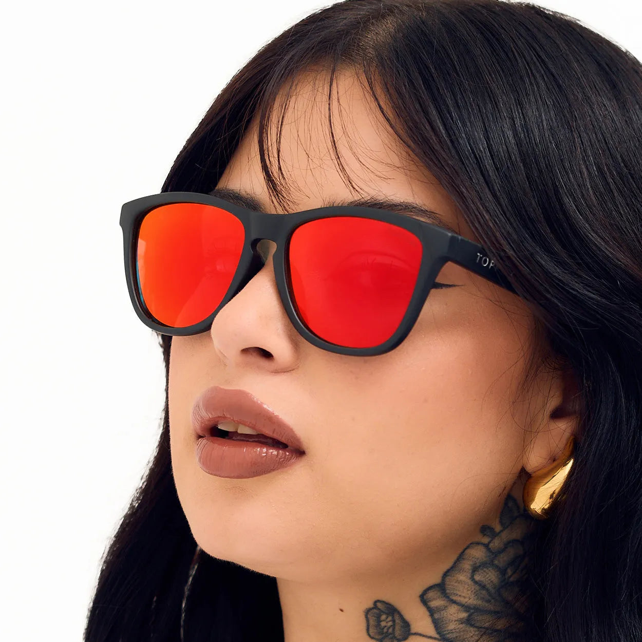 Rise Up Sunglasses - Revo® Mirrored Red