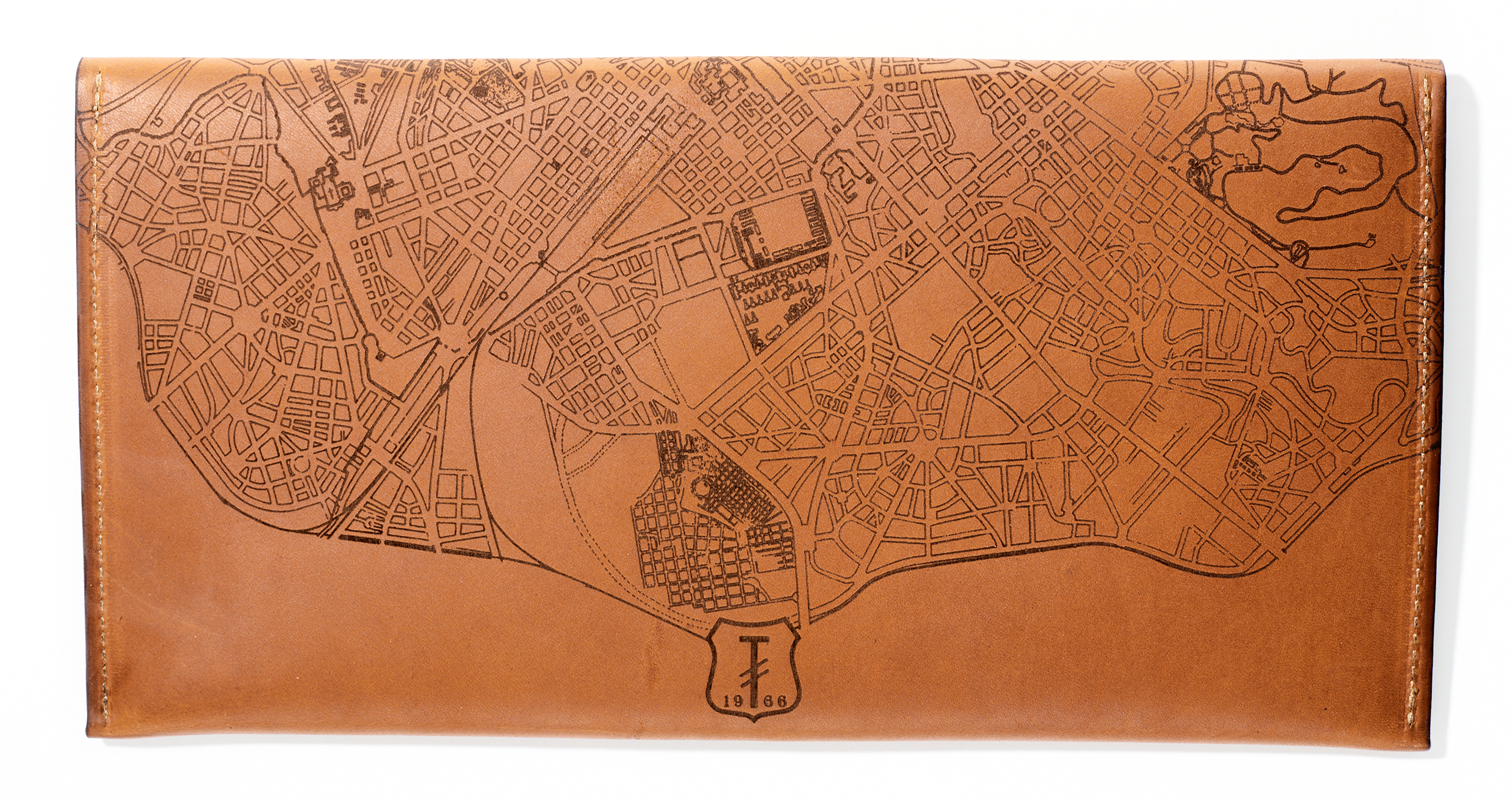 Rome Map Clutch | Etched Italy Map