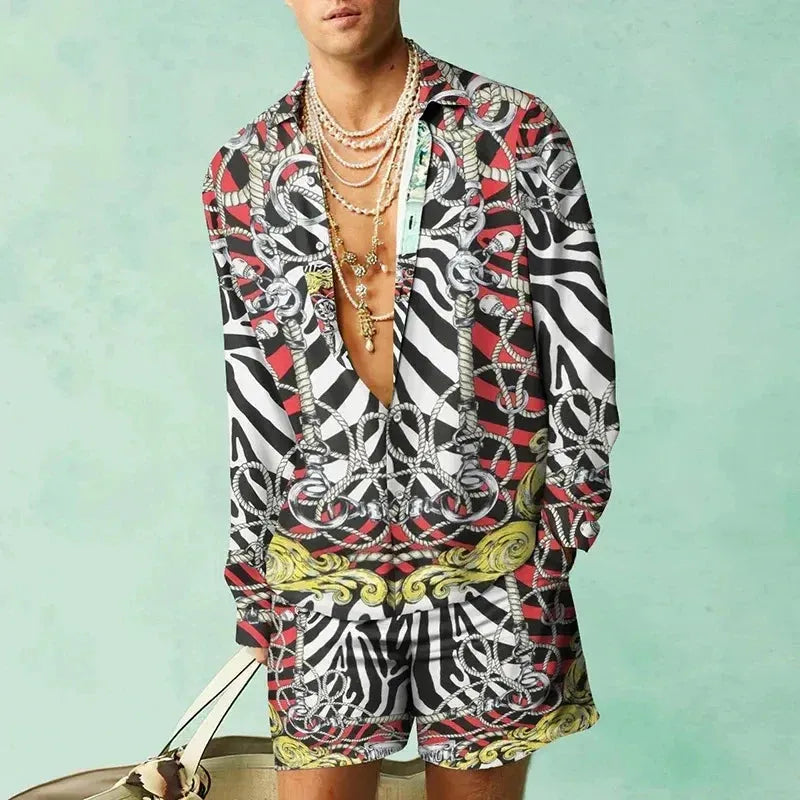 Luxury European Beach shorts set