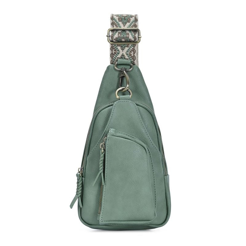 Tasha Webbing Strap Sling Bag