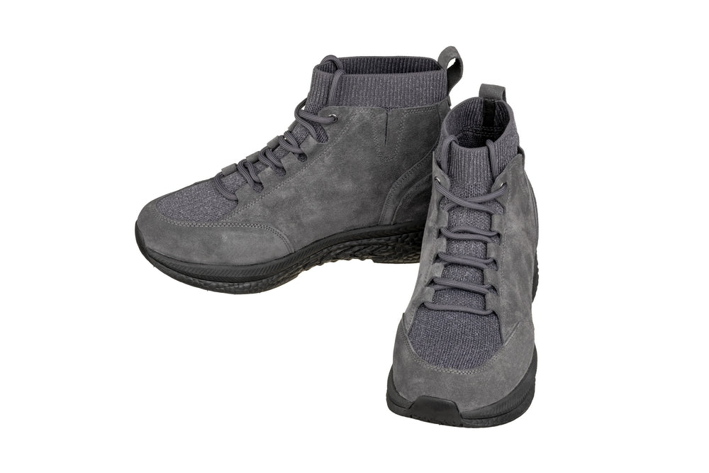 S23202 - 3 Inches Taller (Grey) - Men's Sneakers
