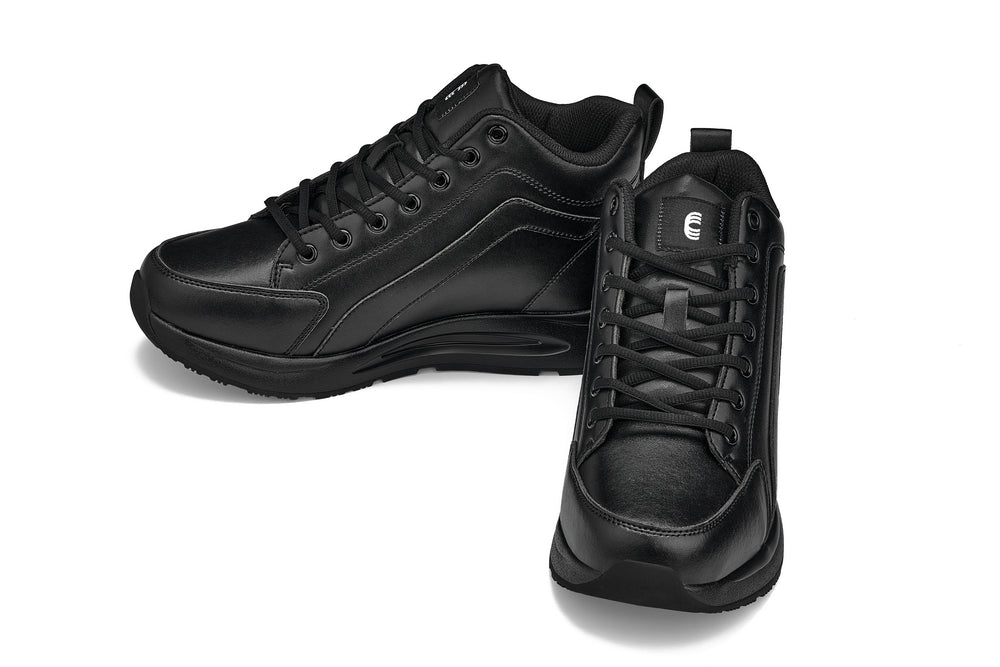 S23304 - 3.2 Inches Taller (Black) - Men's Sneakers
