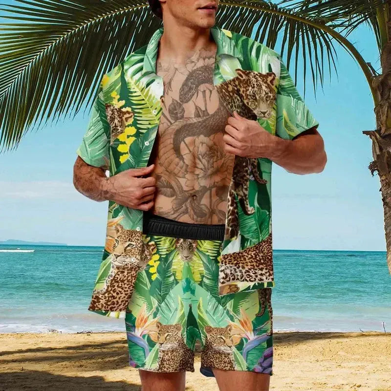 Comfortable vacay men beach short set