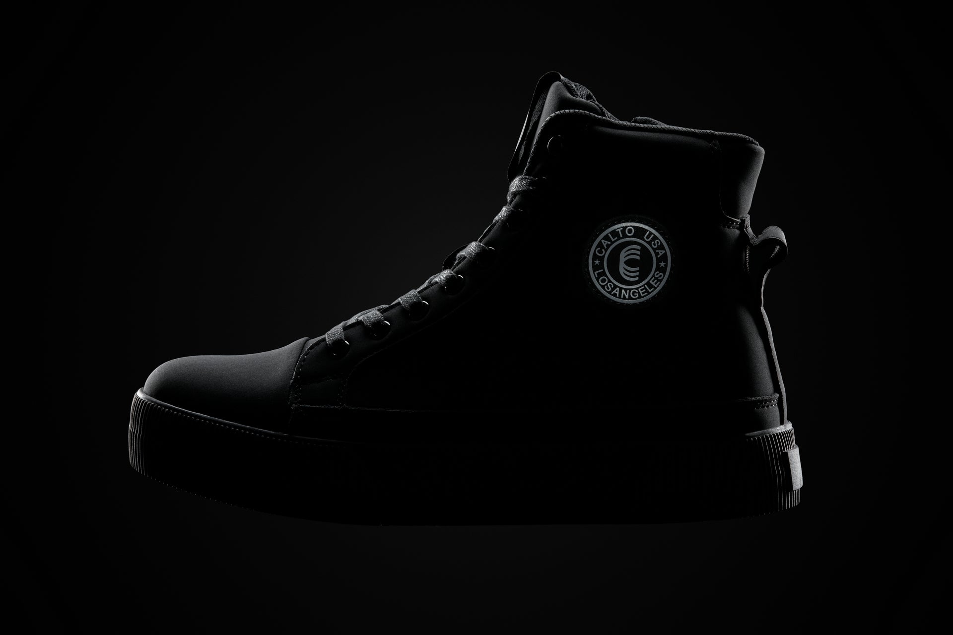 S3421 - 2.4 Inches Taller (Black) - Cap Toe High Top Zip-Up Sneaker Men's Boots