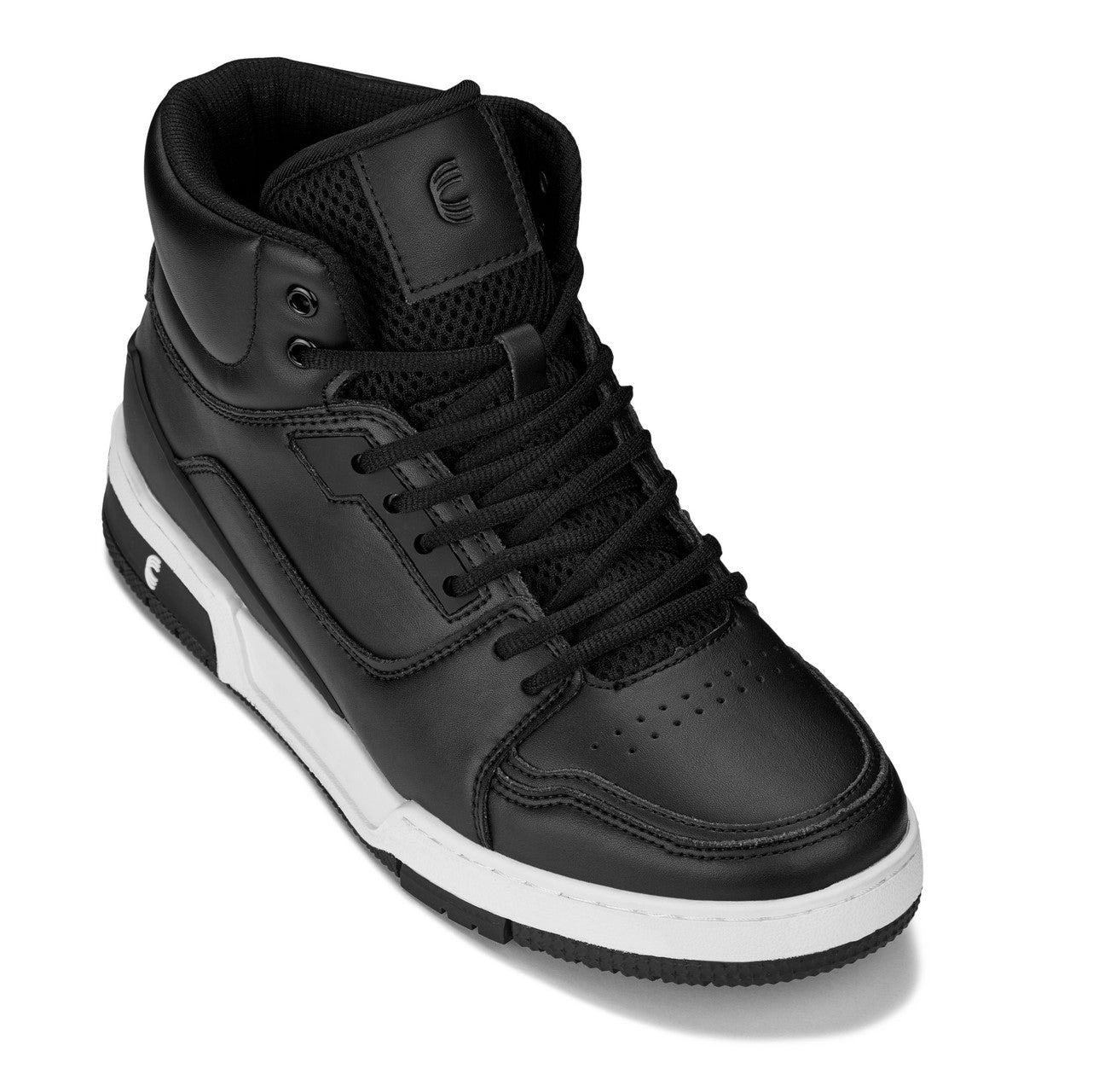 S4750 - 3 Inches Taller (Black) - High Top Men's Sneakers