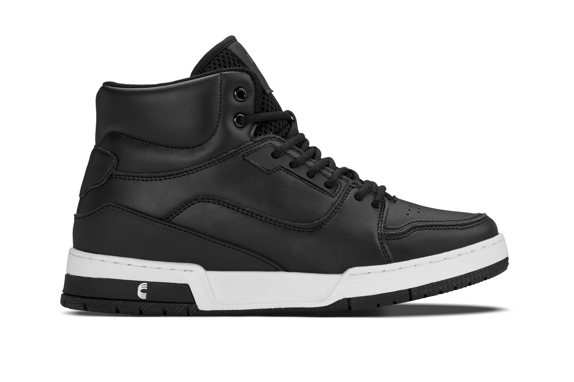 S4750 - 3 Inches Taller (Black) - High Top Men's Sneakers