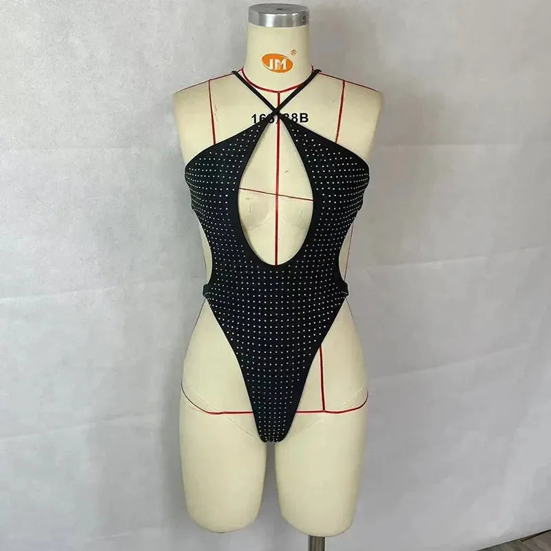 Diamond one piece swimsuit
