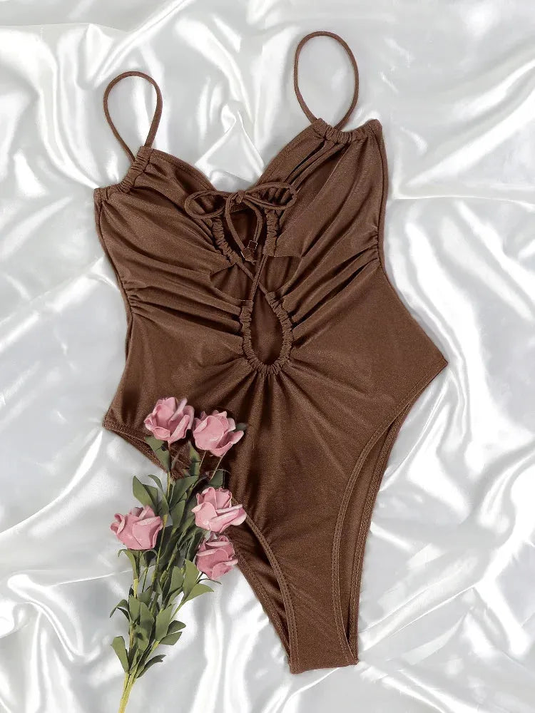 Peony one piece swimsuit