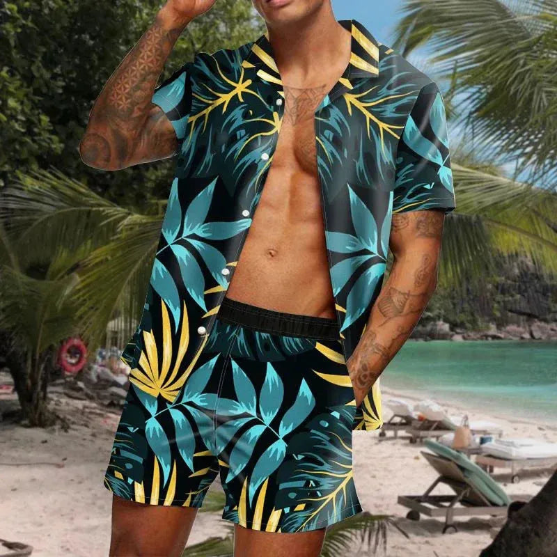 Comfortable vacay men beach short set