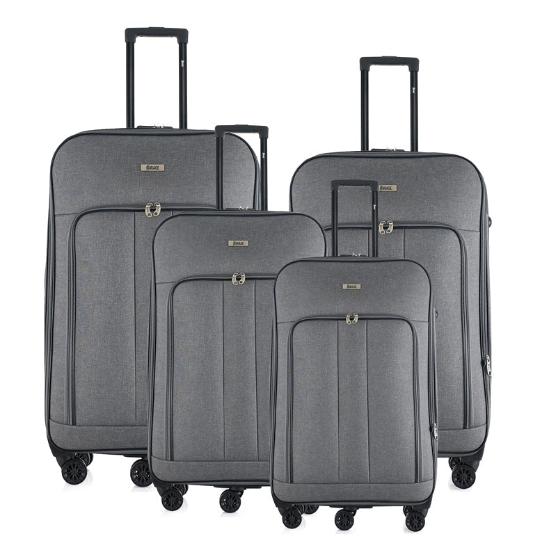 Sean Soft side Lightweight Expandable with 360° Dual Spinning Wheels and Combo Lock