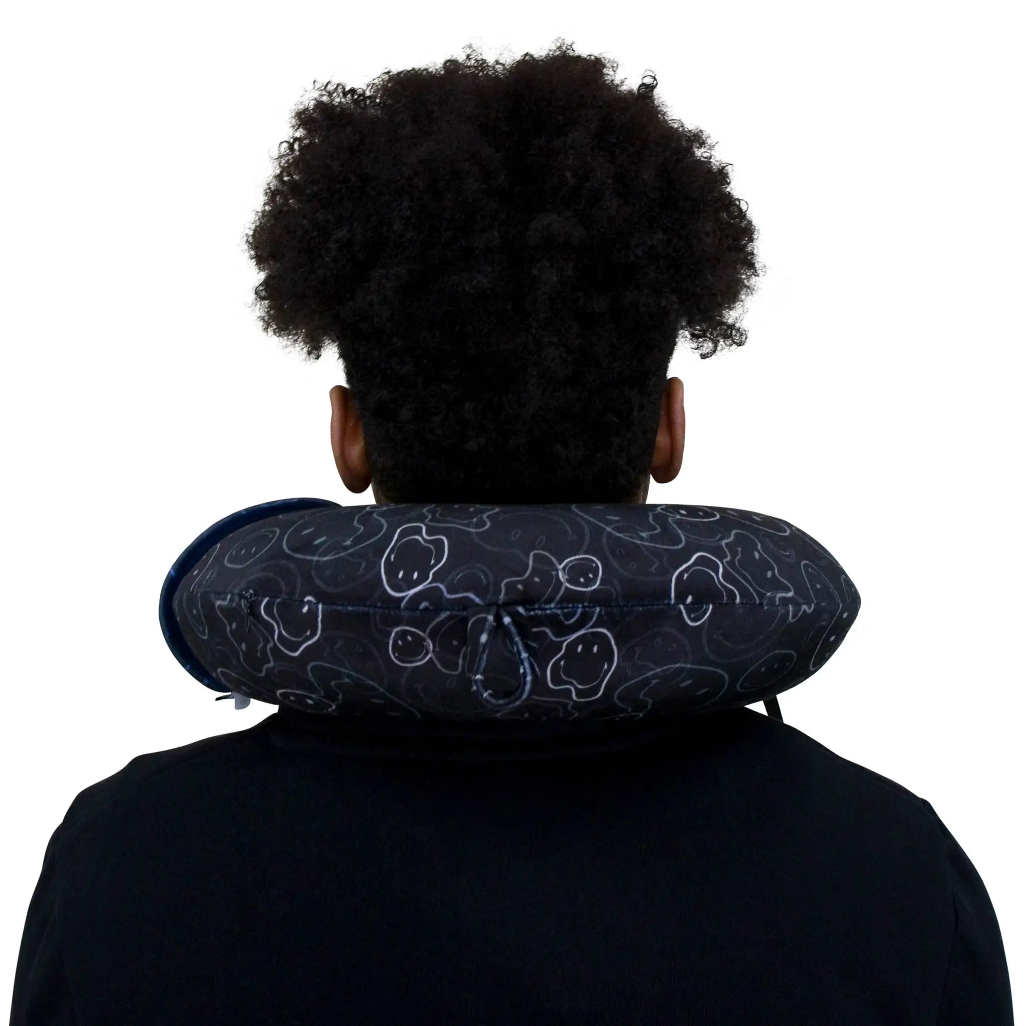 Melted Smiley Memory Foam Travel Neck Pillow