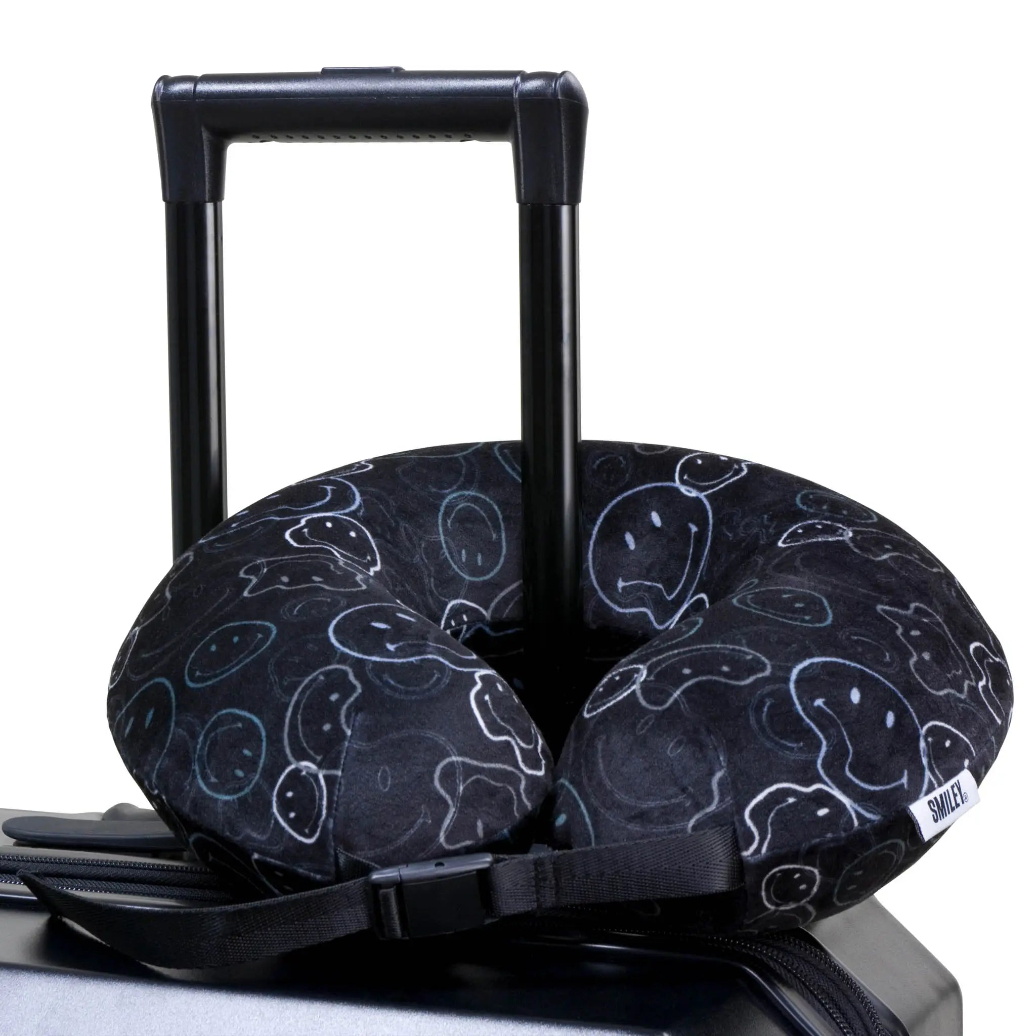 Melted Smiley Memory Foam Travel Neck Pillow