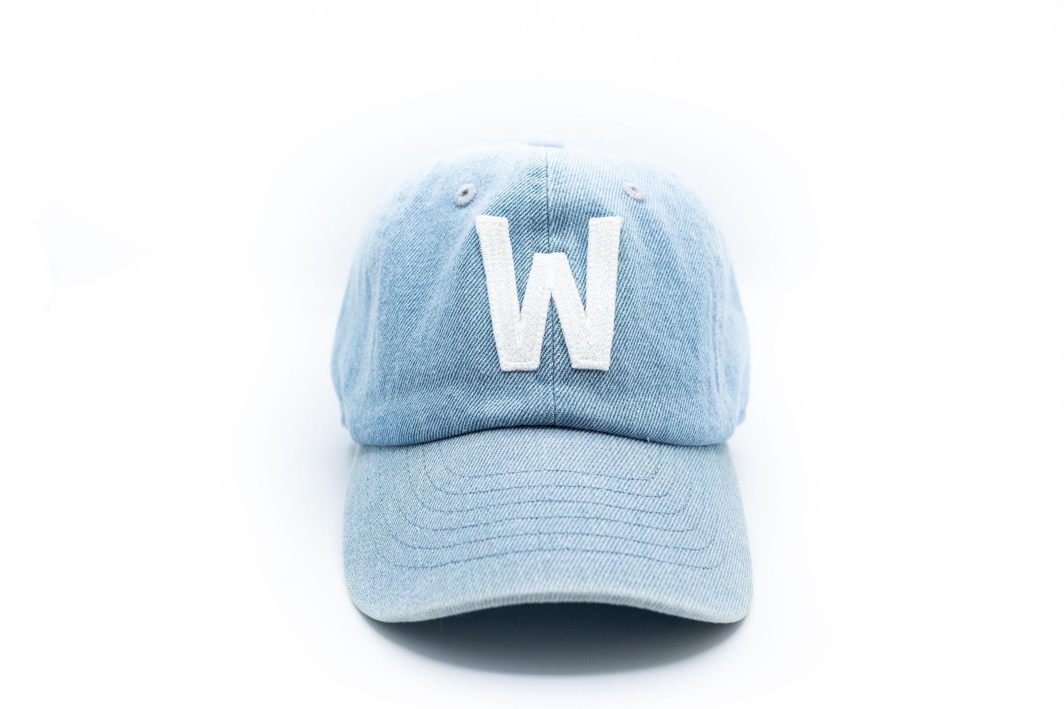 Denim Letter Baseball Hat