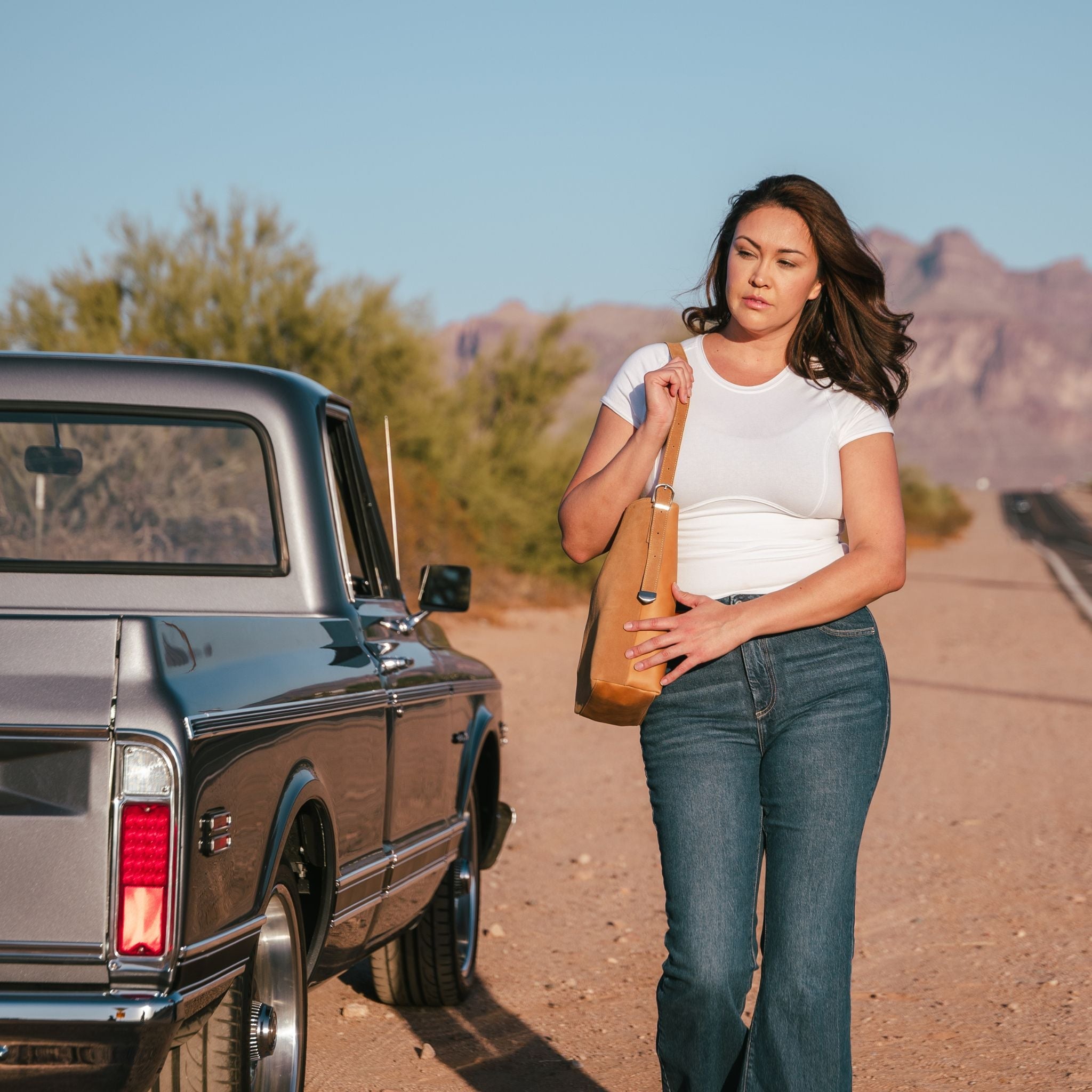 The Sadie | Sleek Leather Crossbody Bag