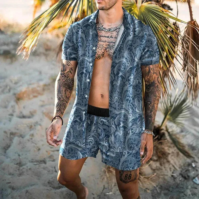 Comfortable vacay men beach short set