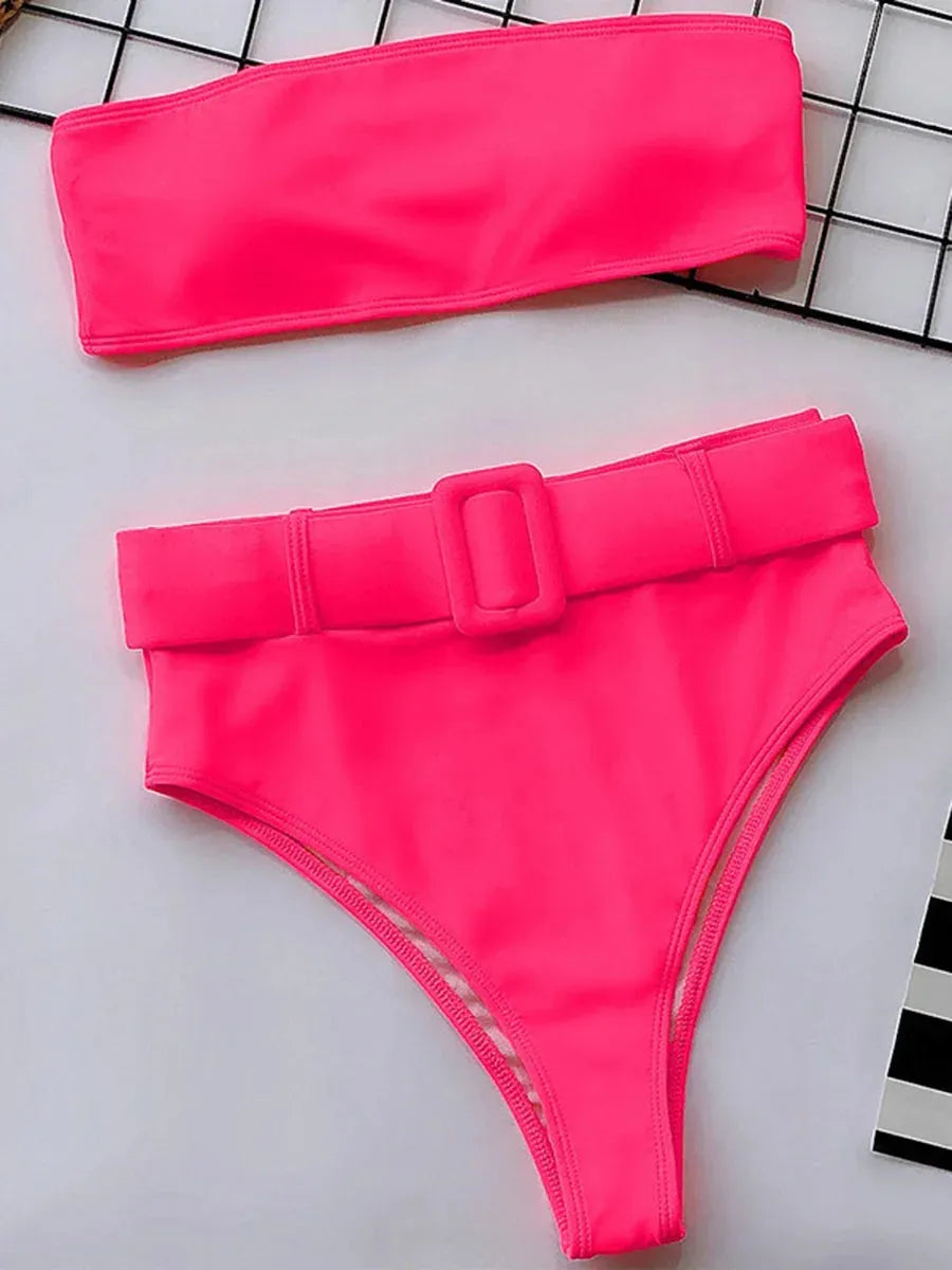 Sally High Waist two piece swimsuit
