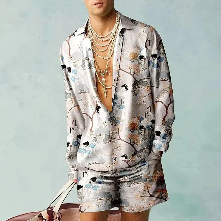 Luxury European Beach shorts set