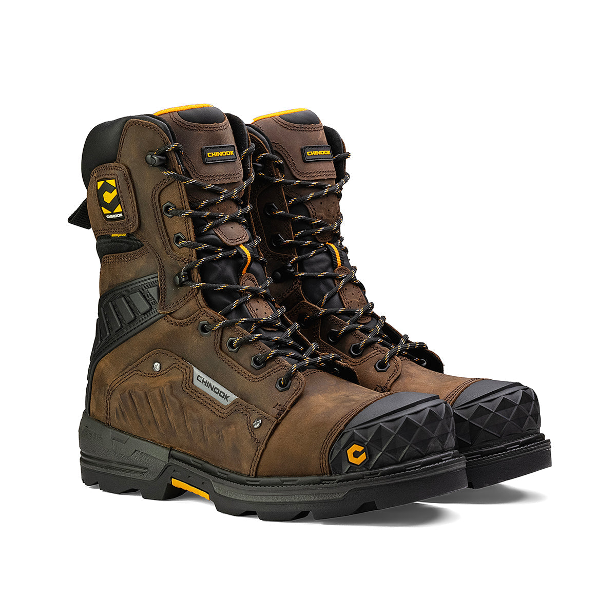Scorpion 9” Composite Toe Men's Waterproof Work Boot – Brown