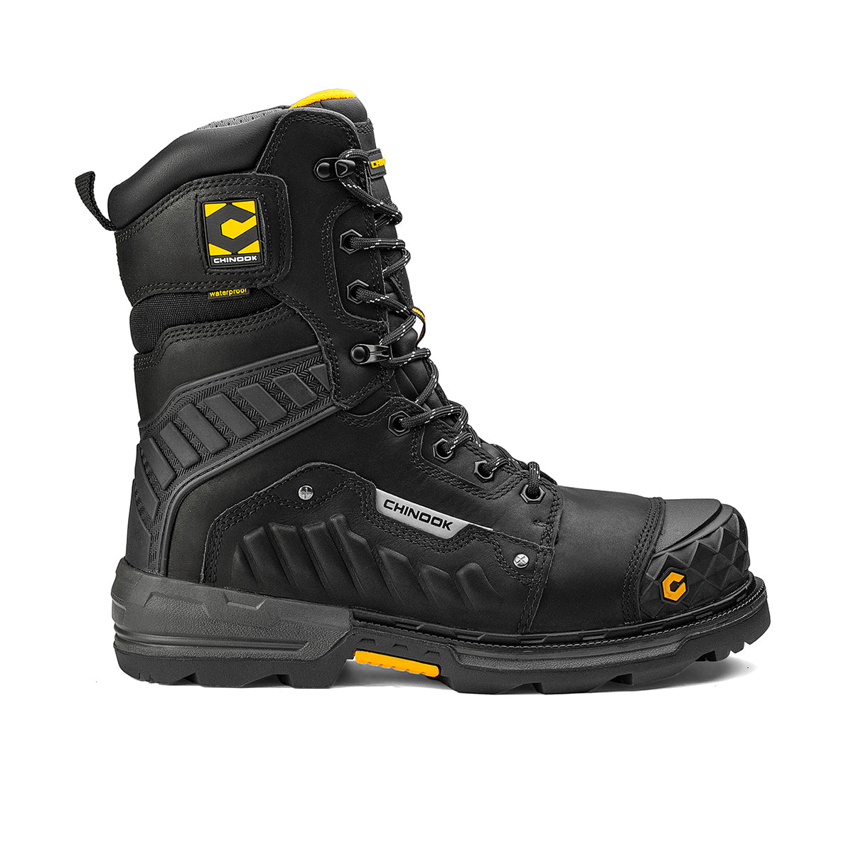 Scorpion 9” Composite Toe Men’s Waterproof Work Boot - Black