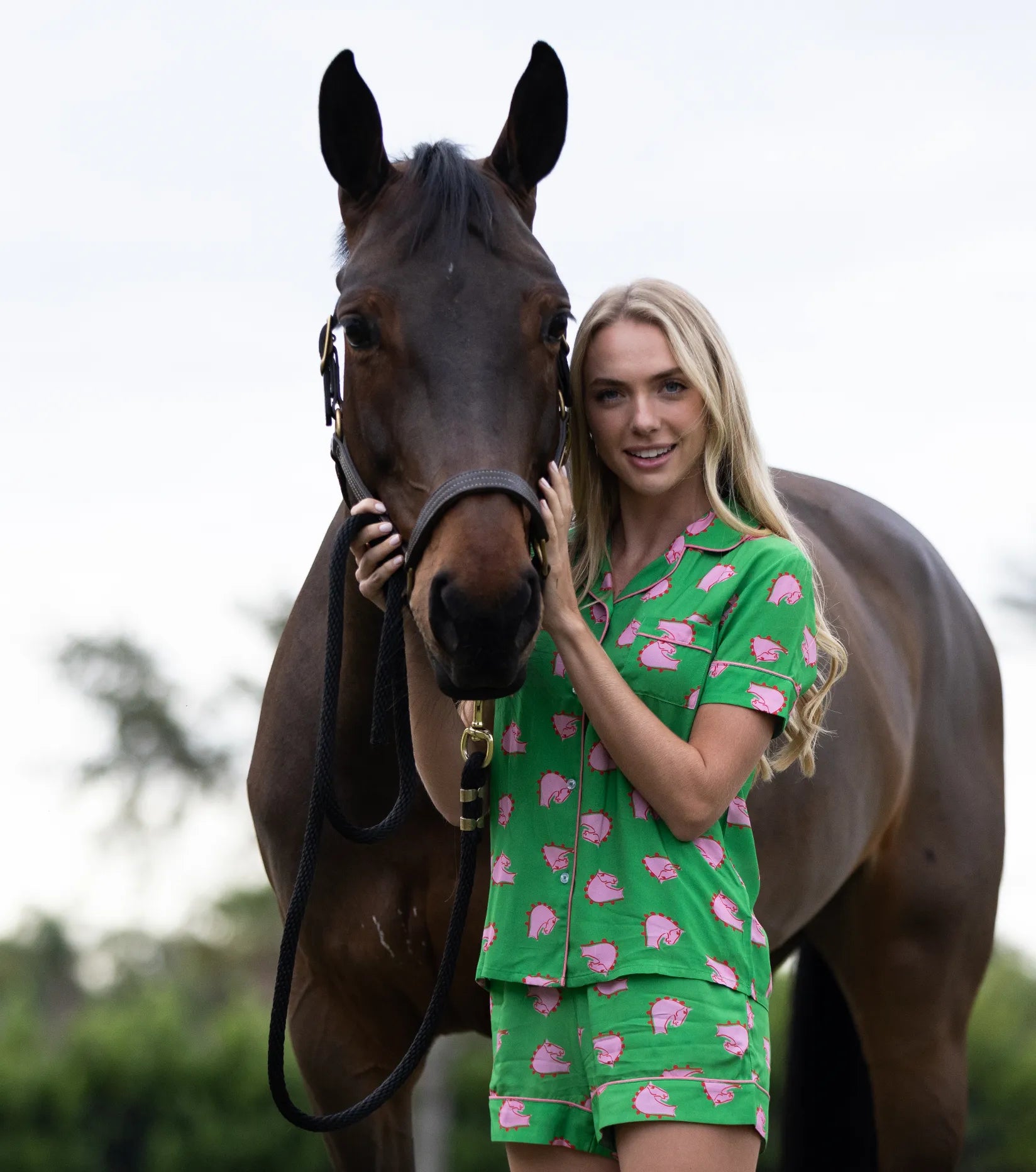 Layla Pajama Bottoms – Bamboo Equestrian Lounge Pants & Shorts