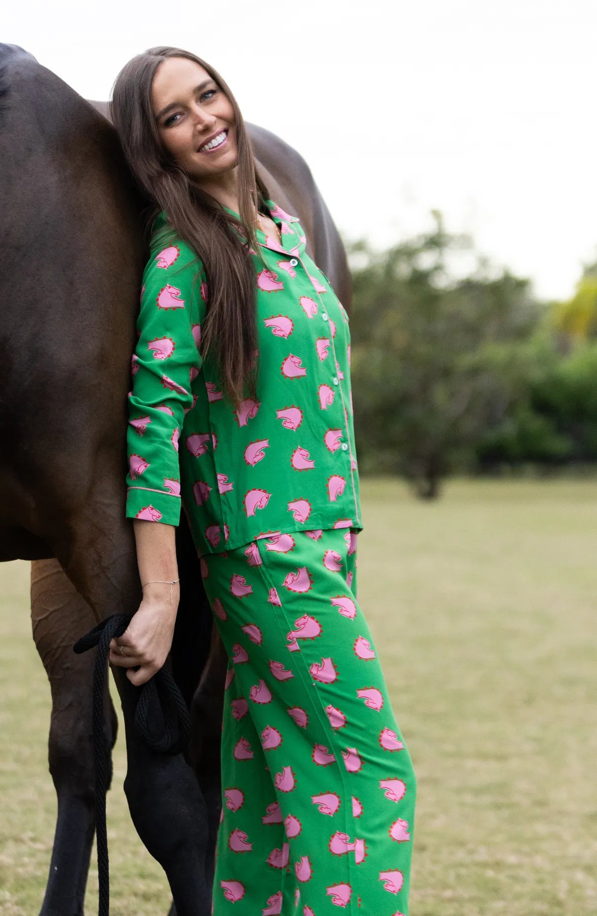 Layla Pajama Bottoms – Bamboo Equestrian Lounge Pants & Shorts