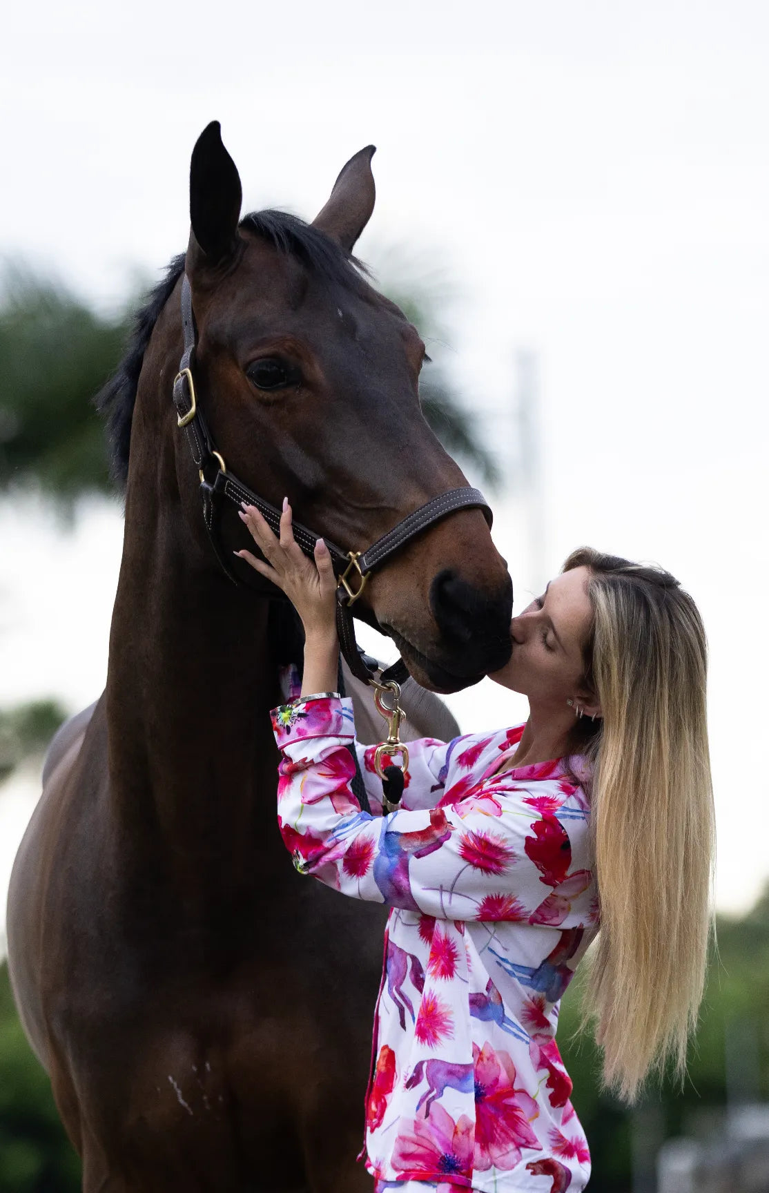 Layla Pajama Shirt – Equestrian Bamboo Loungewear