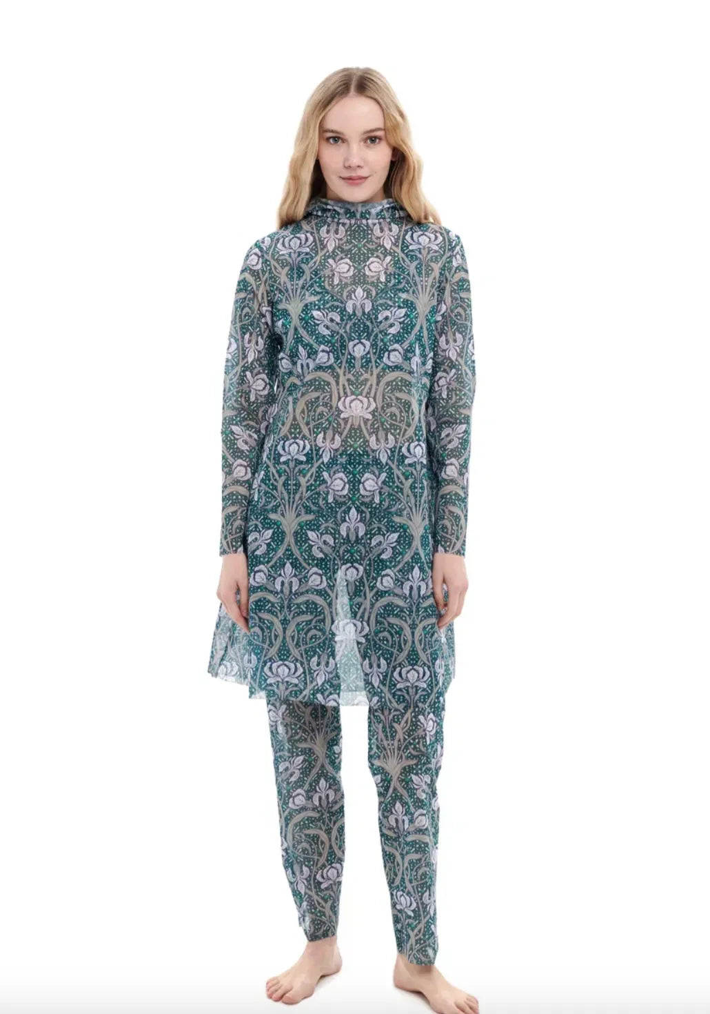 Irises Burkini with or without Hood