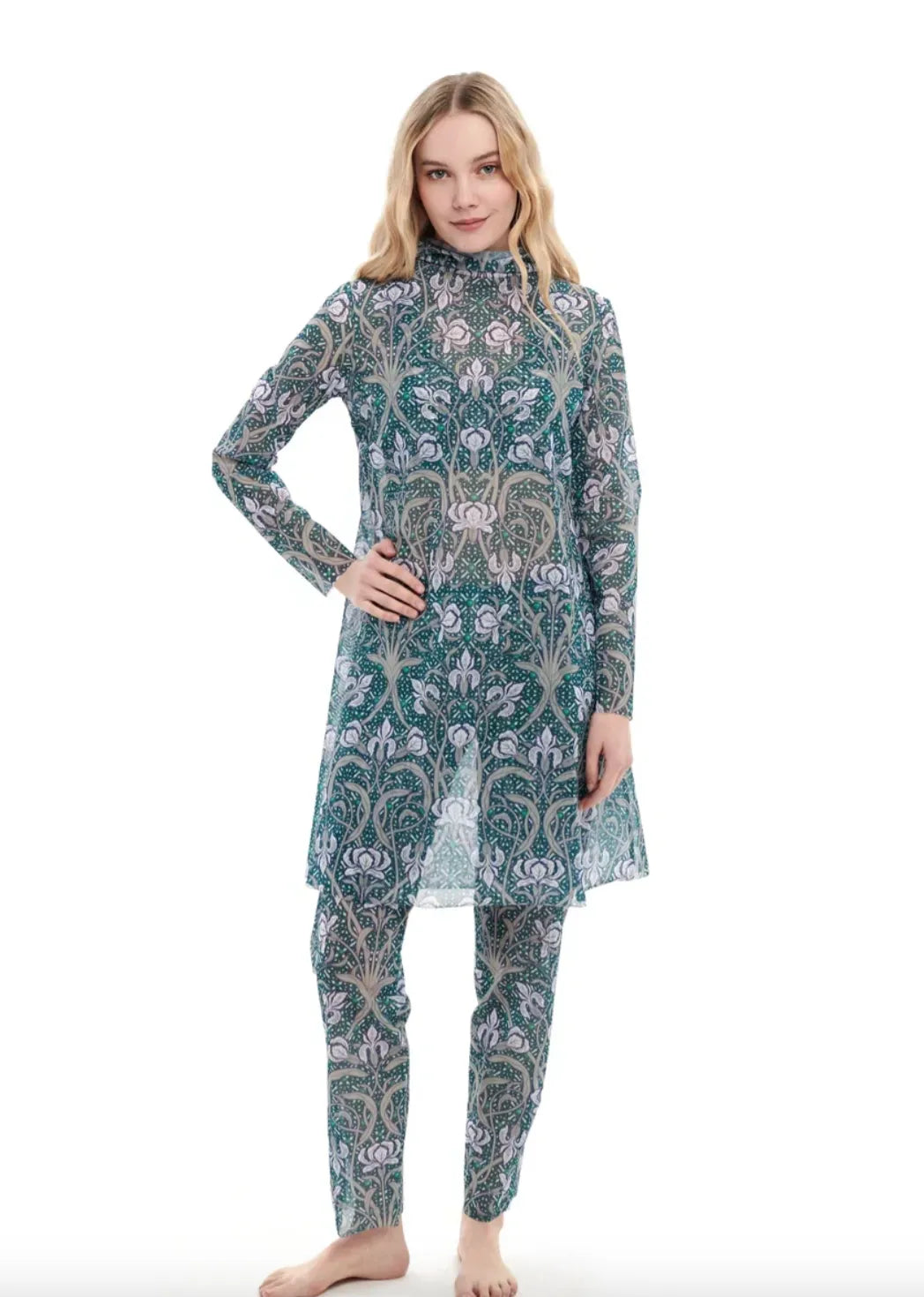 Irises Burkini with or without Hood