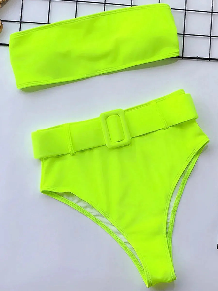 Sally High Waist two piece swimsuit