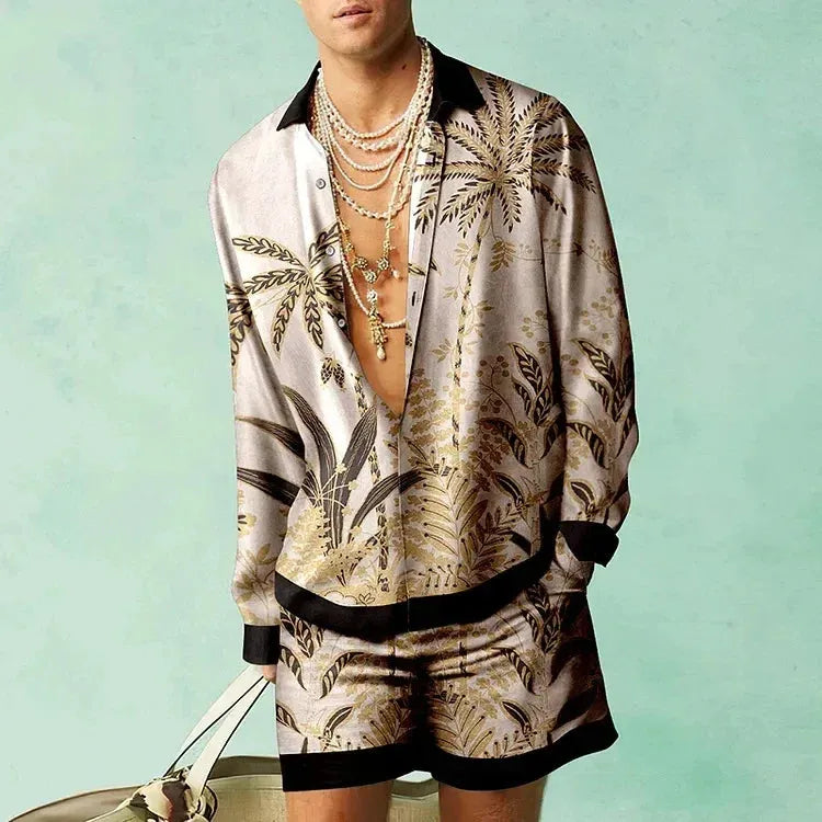 Luxury European Beach shorts set
