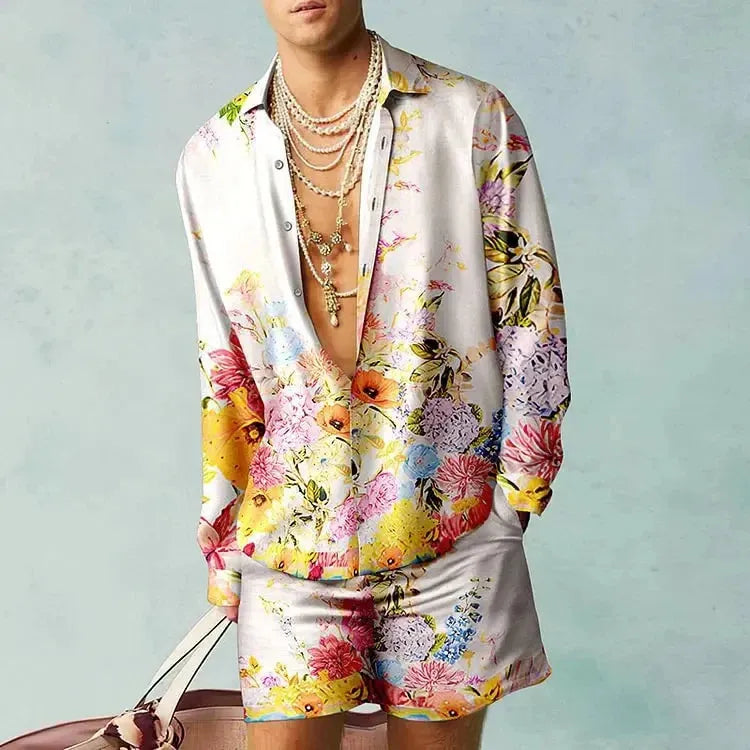 Luxury European Beach shorts set