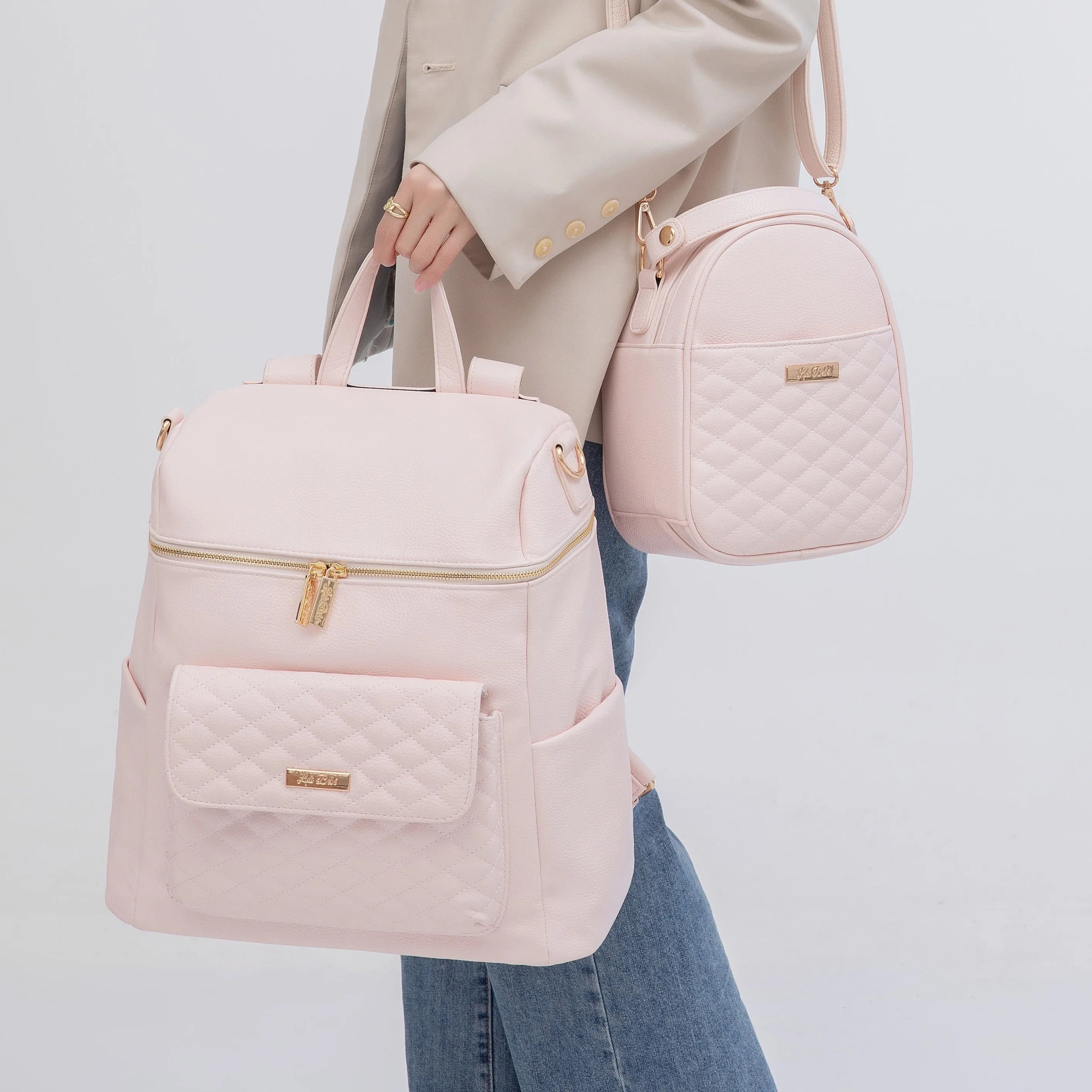 Monaco Snack Bag | Pastel Pink