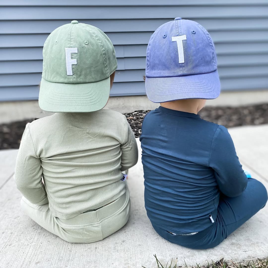 Dusty Sage Letter Baseball Hat