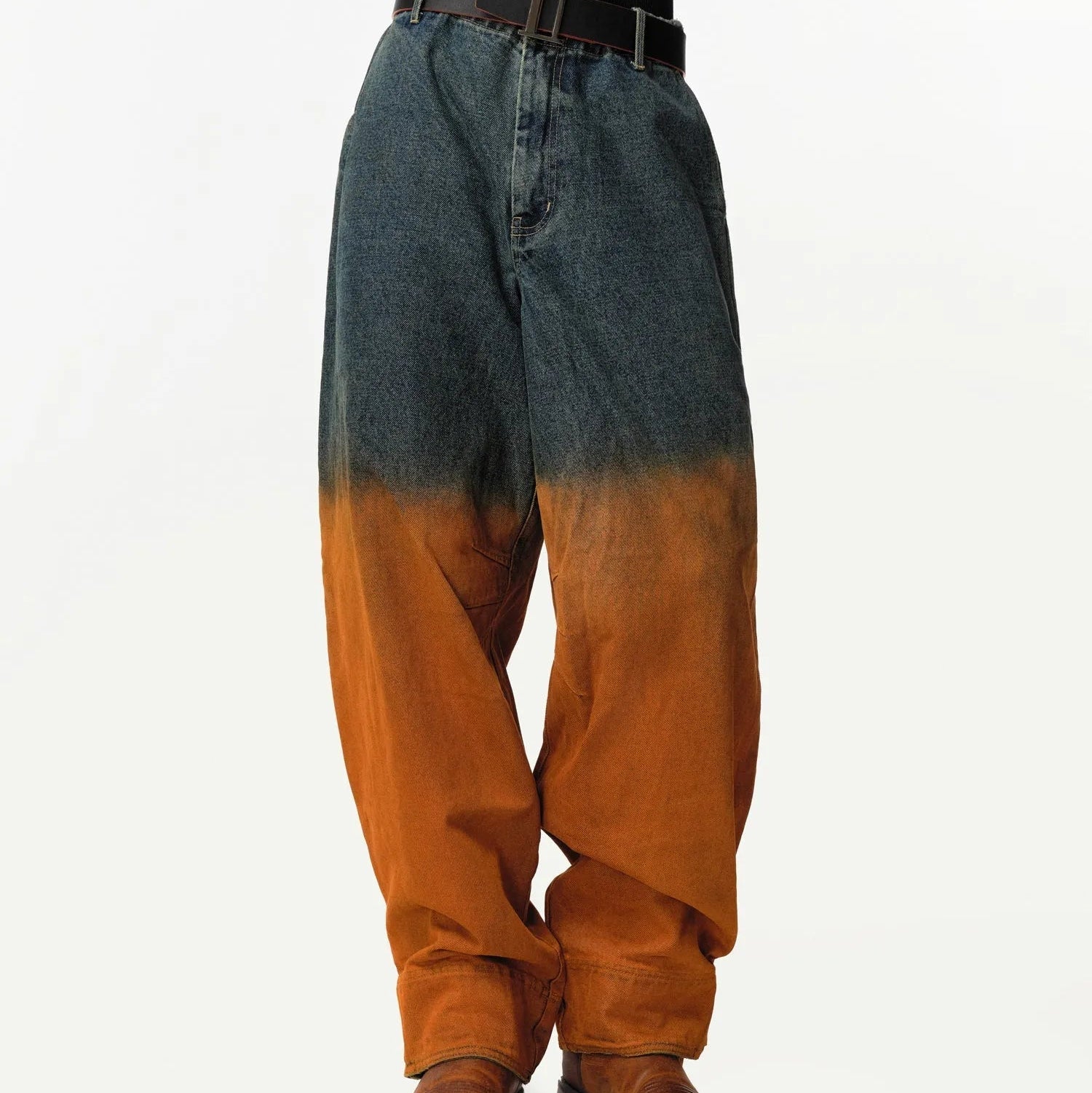 Rusted Ombre Gemyny Horseshoe Jeans
