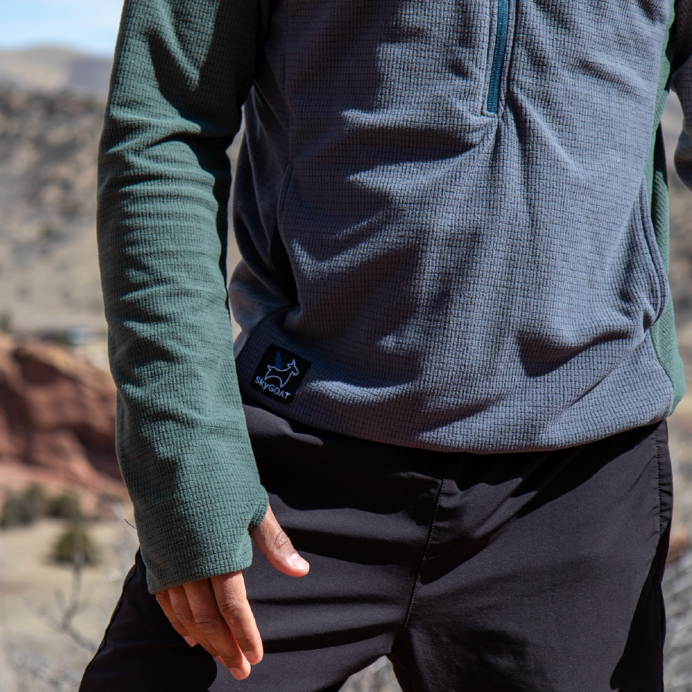 Men's CAMP Half-Zip Pullover Ultralight 115