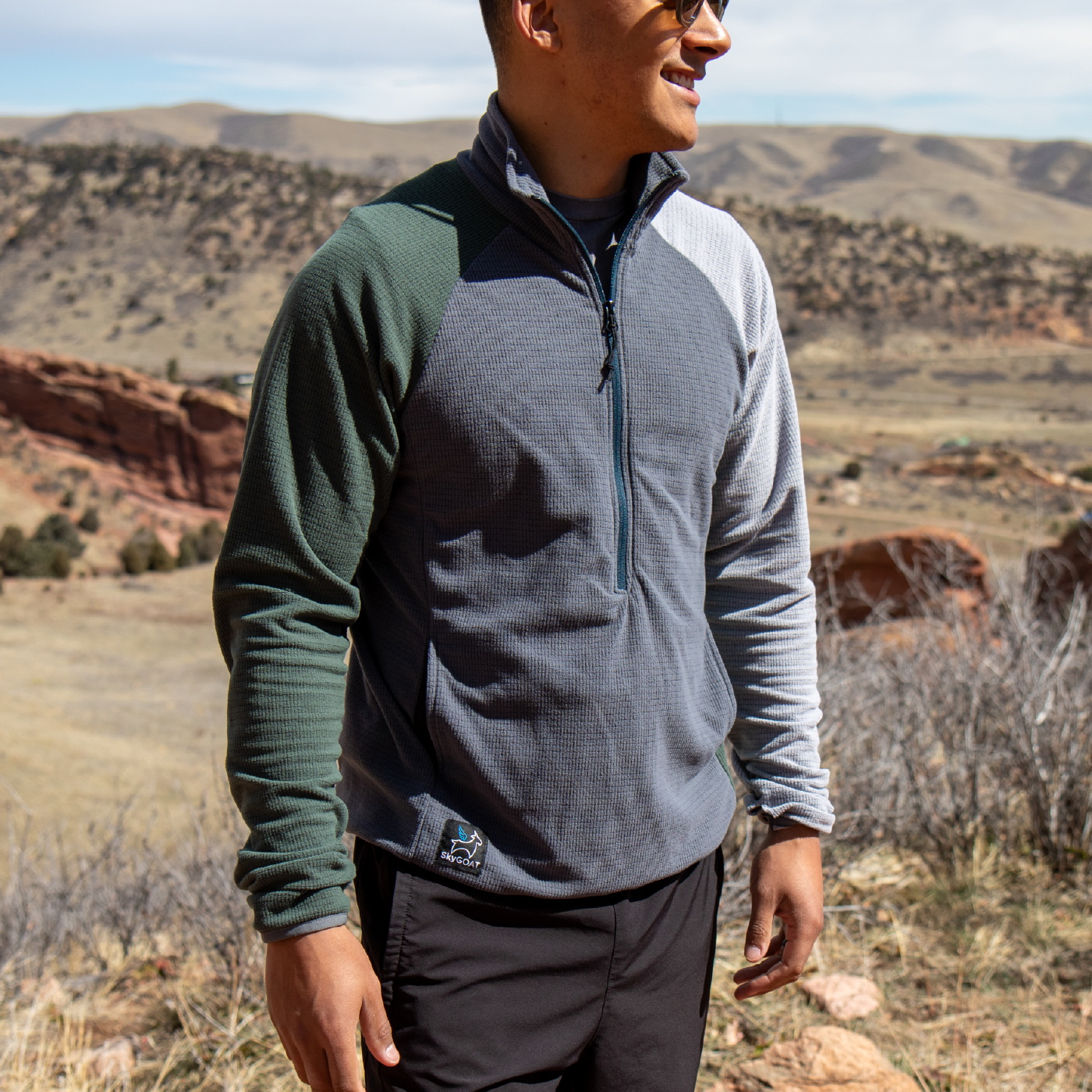Men's CAMP Half-Zip Pullover Ultralight 115