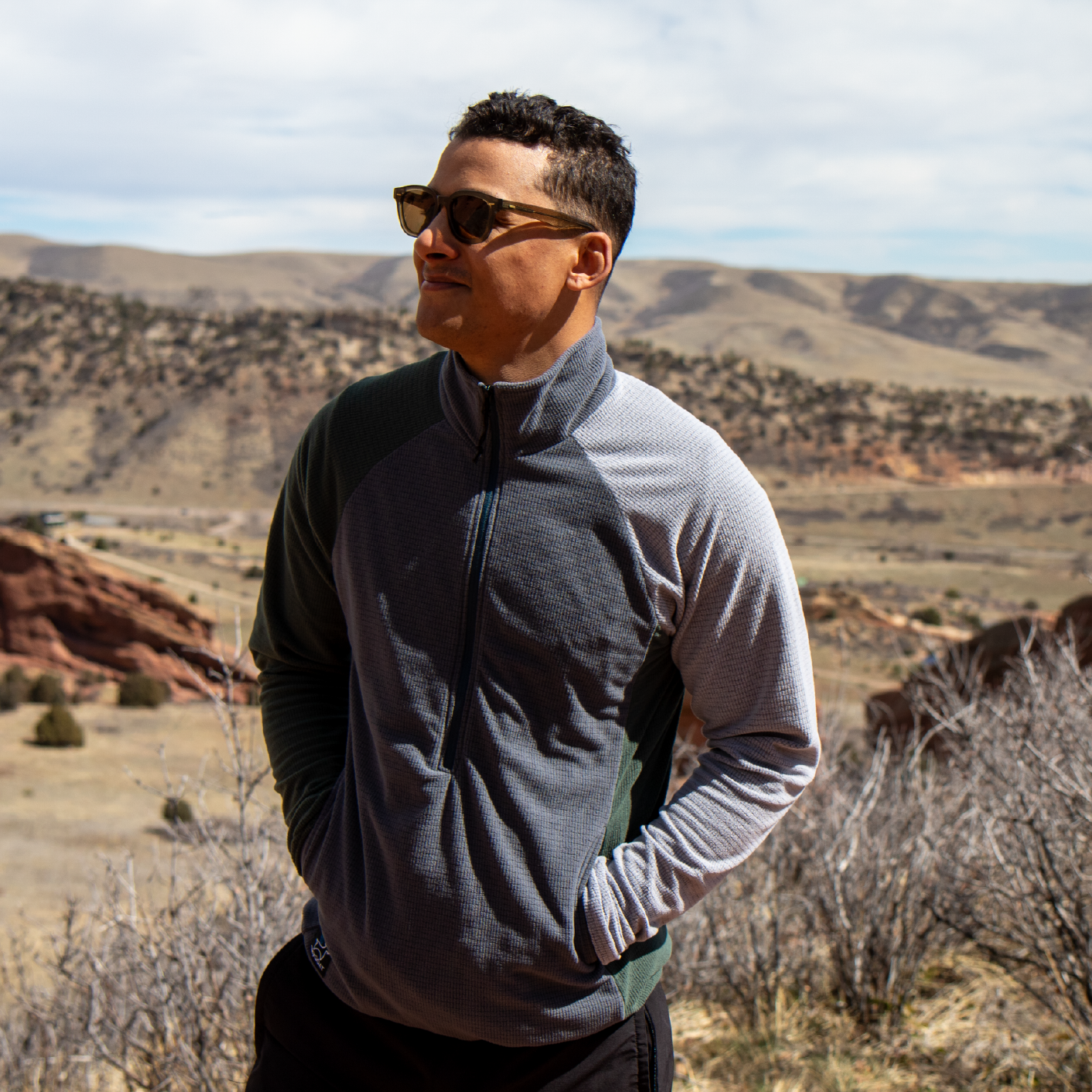 Men's CAMP Half-Zip Pullover Ultralight 115