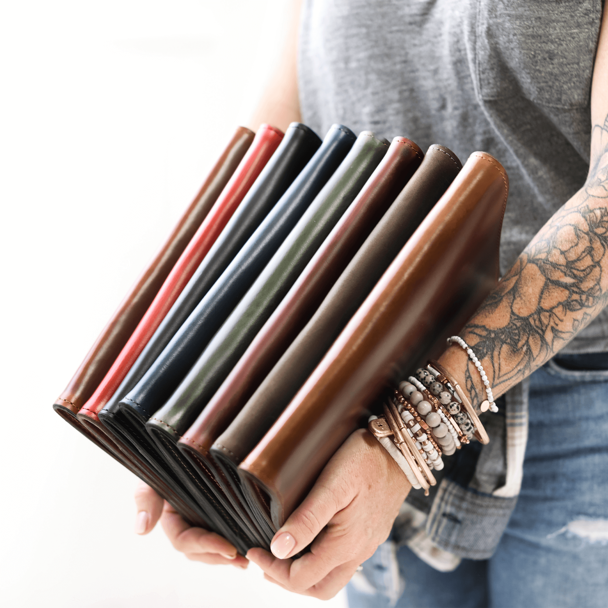 Stylish Leather Steno Pad with Cover