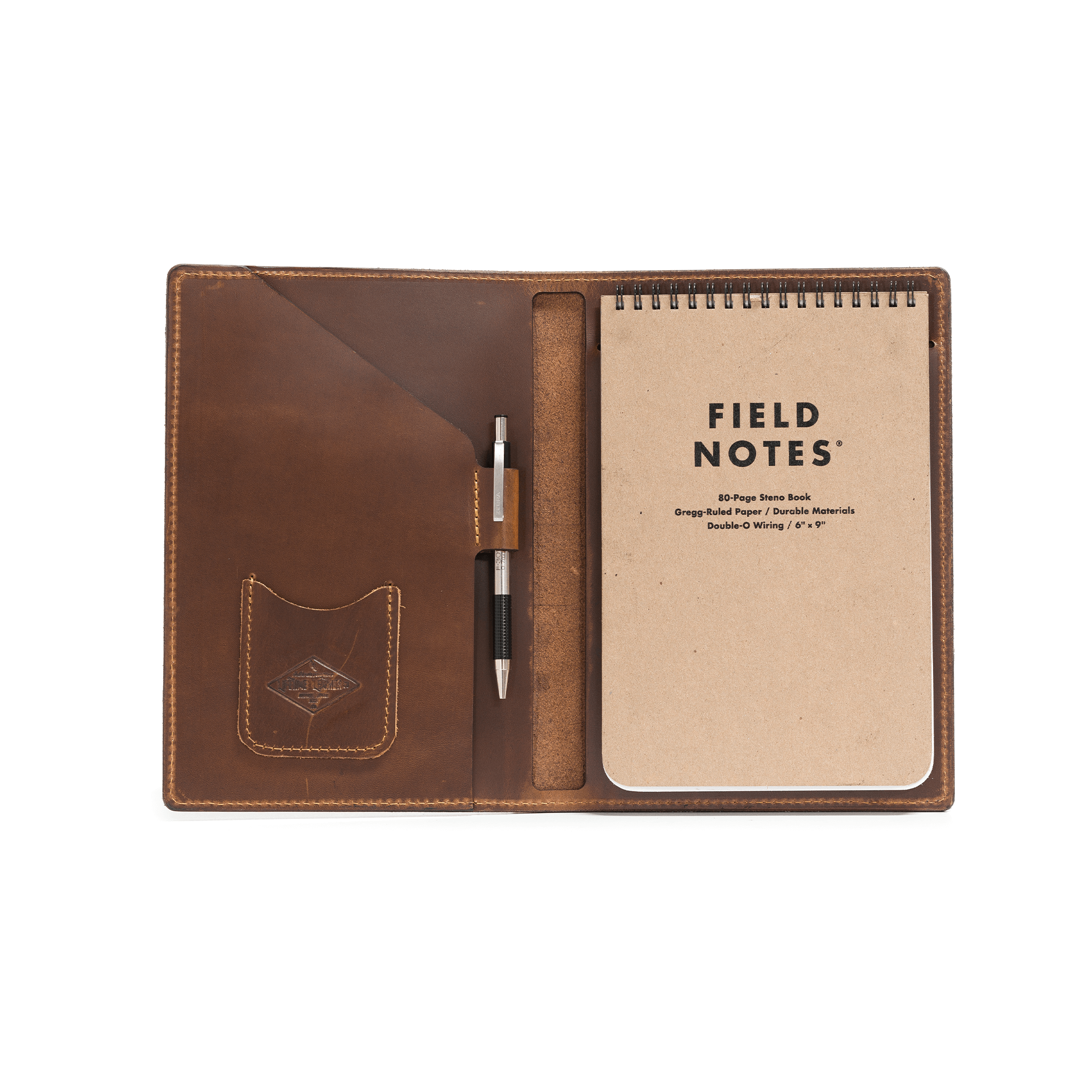 Stylish Leather Steno Pad with Cover